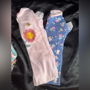 Set of Three Baby Sleep Sacks - Blue and Pink